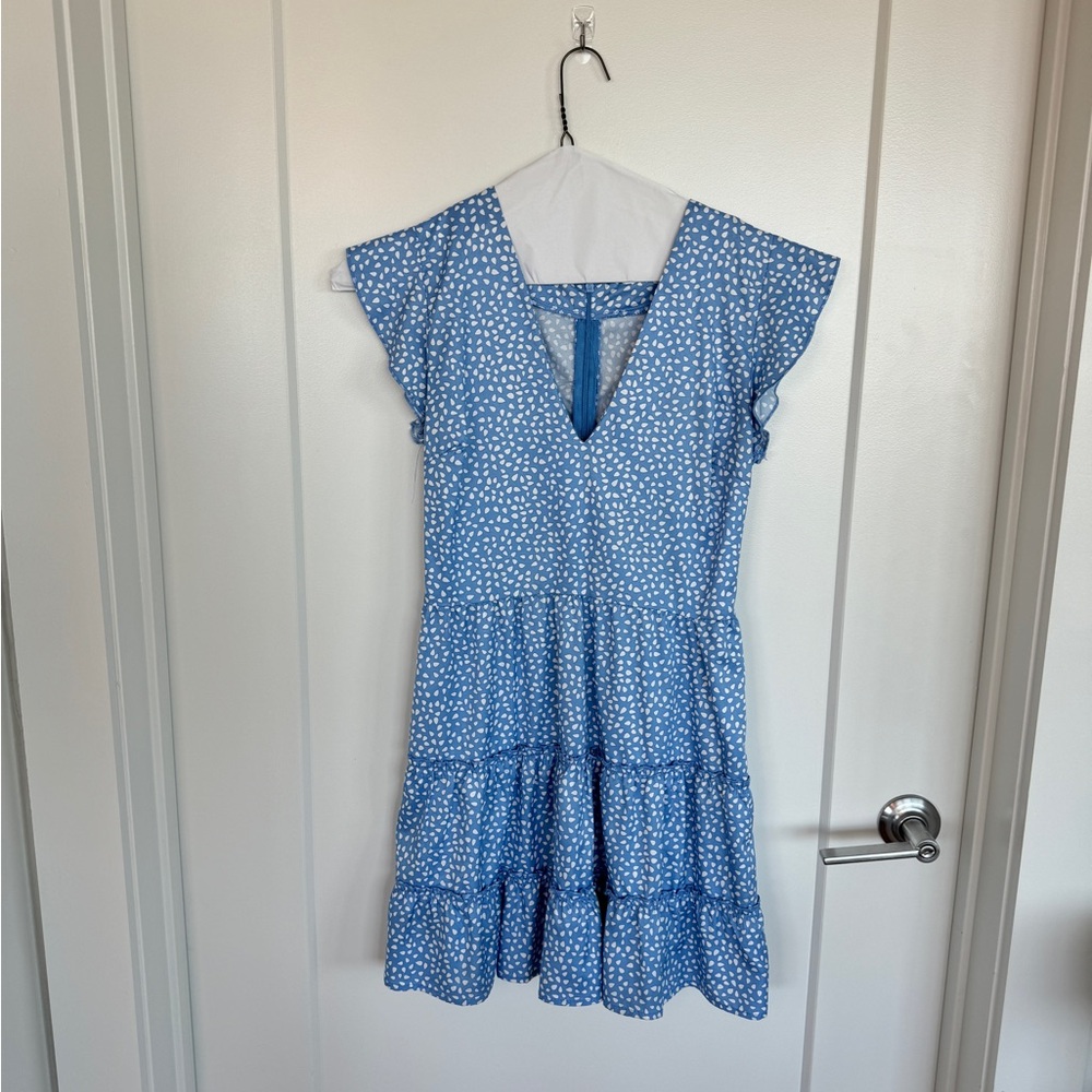 Blue dress